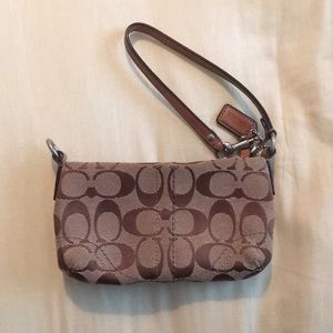 Like new Coach wristlet